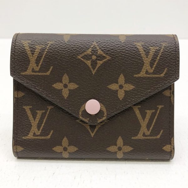 125 20230324 a 2 02 Louis Vuitton Portefeuille Victorine Wallet Rose Ballerine Brown