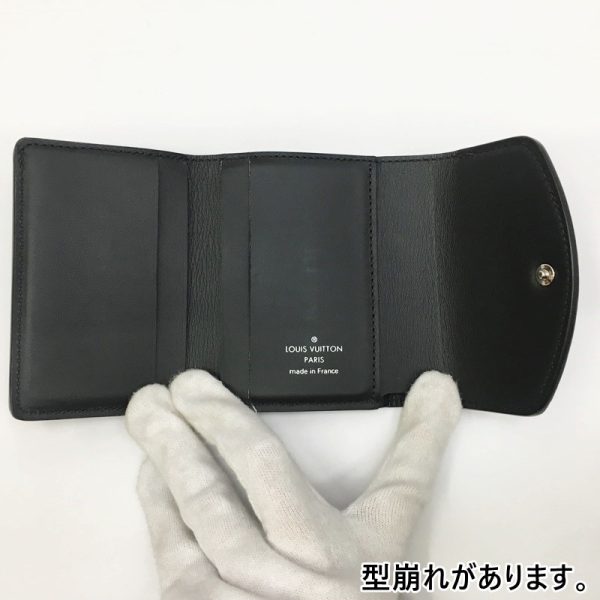 125 20231025 a 5 04 Louis Vuitton Portefeuille Iris XS Tri fWallet Mahina Black