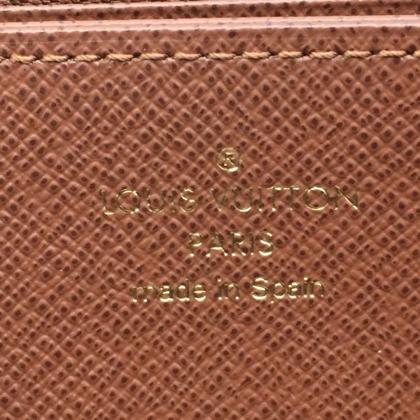 125 20231025 a 8 13 Louis Vuitton Zippy Wallet Long Wallet Monogram Brown