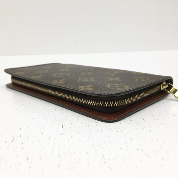 125 20231027 a 9 04 Louis Vuitton Portomone Zip Long Wallet Monogram Brown