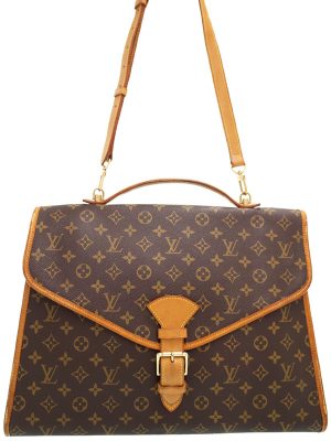 1320042970017 Louis Vuitton Speedy 35 Monogram Handbag Brown