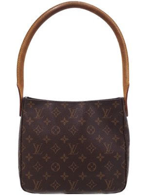 1321036130011 MCM Logo Gram Shoulder Bag Brown