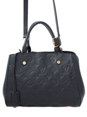 1321042880016 Louis Vuitton Monogram Empreinte Marignan 2WAY Bag Noir