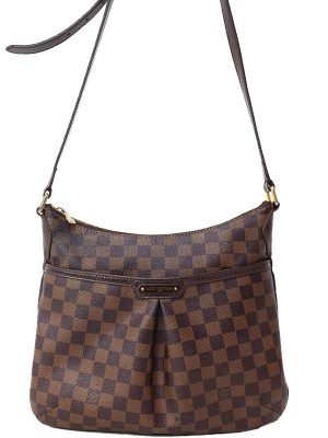 1322000490018 LOUIS VUITTON Hampstead MM Tote Bag N51204 Damier Ebene Brown