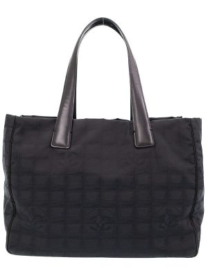 1322029690017 Prada Kanapa 2way Tote Bag Canvas Black