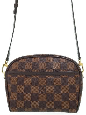 1322052830015 Gucci Brown GG Supreme Small Bamboo Shoulder Bag