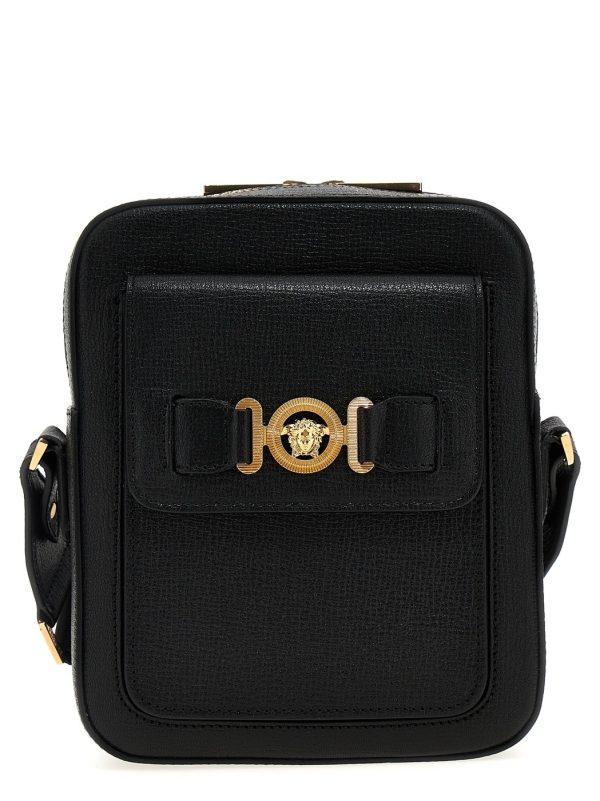 13dd0ade464b630 ju 1 Versace Medusa Biggie Fall Winter Crossbody Bag Black