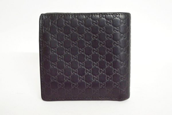 150413 1 Gucci Micro Guccisima Wallet Black