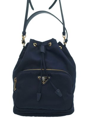 1521074300012 Fendi Zucchino Pattern Mamma Bucket Shoulder Bag