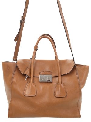 1522111010017 Loewe Anagram Tote Bag Small Ecru Tan