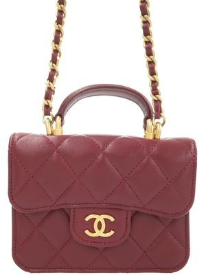 1523024330018 Chanel Diana Matelasse Quilted Chain Shoulder Bag