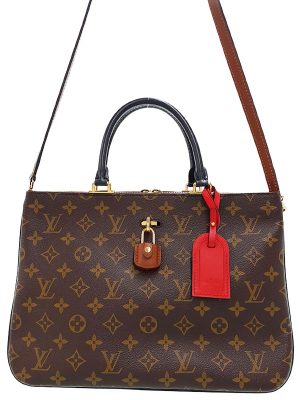 1536012010014 Louis Vuitton Verona MM Damier Tote Bag Brown