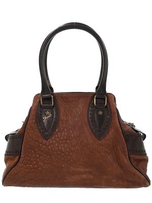 1617275700017 Fendi Montresor 2WAY Leather Shoulder Bag Brown