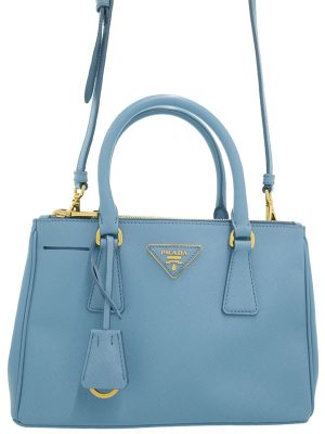 1621102770012 Dior Lady Handbag Shoulder Bag 2WAY Blue Ostrich