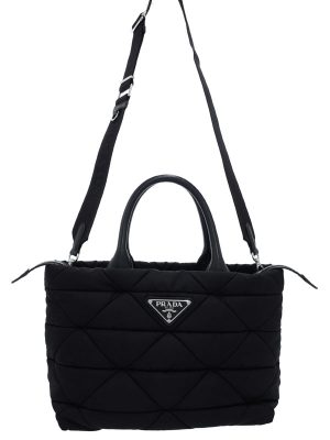 1635028530018 Prada Two Way Handbag Greige