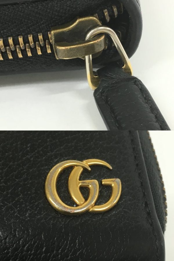 1678438910 Gucci GG Marmont Long Wallet Black