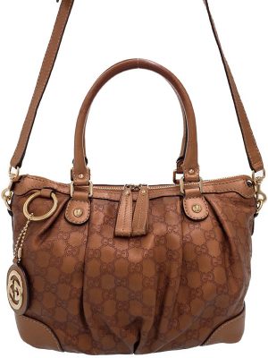 1718357950013 Louis Vuitton Saintonge Bag messenger Monogram Brown