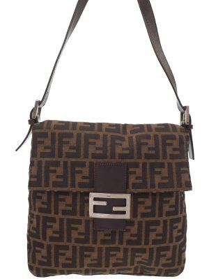 1720065580017 Fendi Zucca Pattern Peekaboo Mini 2WAY Bag