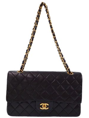 1721279160019 CHANEL Pouch Matelasse Quilted Black