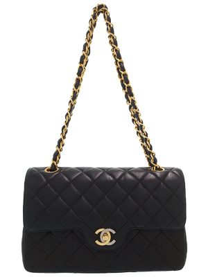 1821044920012 CHANEL Chain Shoulder Bag Boy Chanel Calf Black