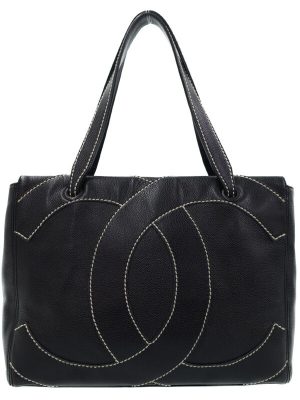 1822149080014 Bottega Veneta Tote Bag 2way Black