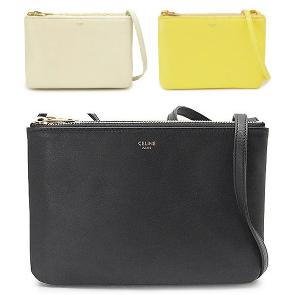 192033cad CELINE Trio Pouch Black