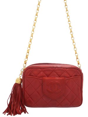 1921122240015 Miu Miu Wool Plaid 2WAY Shoulder Bag Mini Bag Red