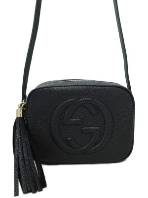 1922000830014 CELINE Vintage Diagonal Hook Pochette Black