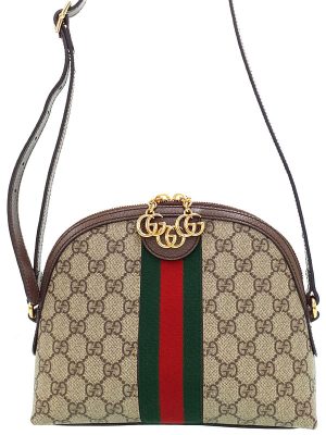 1924157790012 Gucci Ophidia GG SupremeGold Metal Shoulder Bag