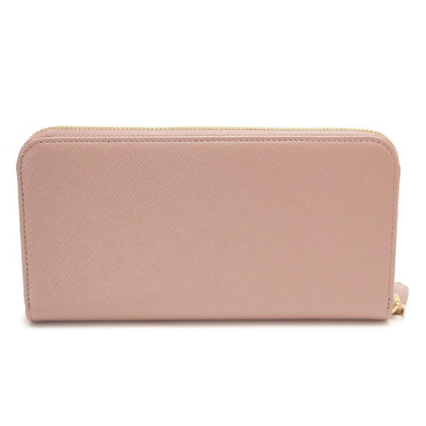 1ml506 qwa f0236 2 Prada Saffiano Metal Wallet Cipria Pink Beige