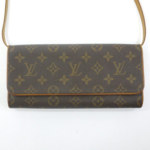 2 3 Louis Vuitton Pochette Twin GM Shoulder Bag Monogram Brown