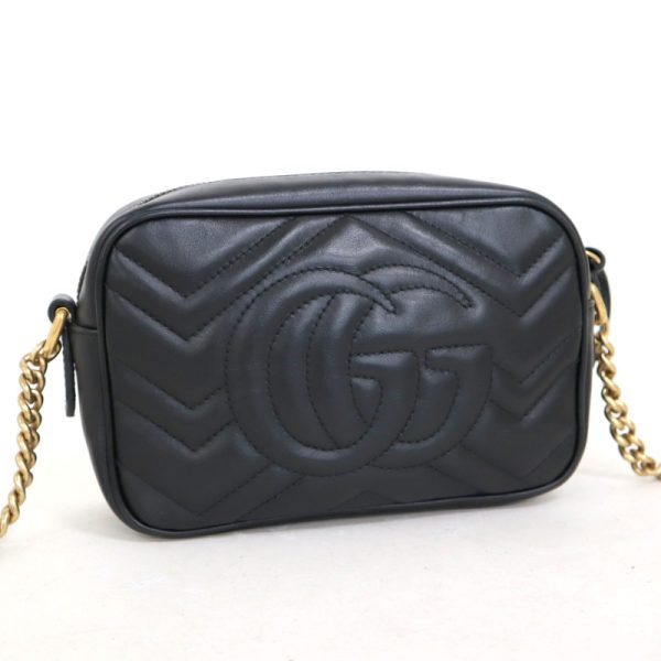 2000097256200021 2 GUCCI shoulder bag GG Marmont shoulder bag black