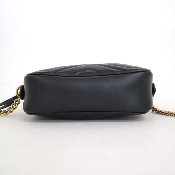 2000097256200021 4 GUCCI shoulder bag GG Marmont shoulder bag black