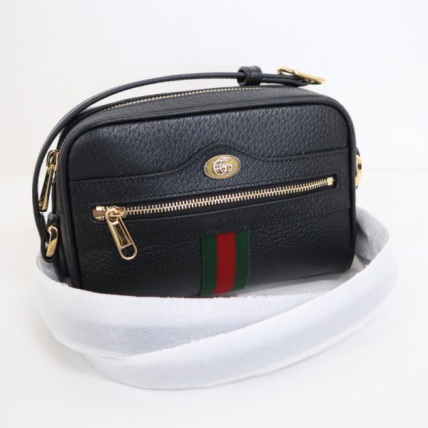 2000097256200023 1 GUCCI Ophidia shoulder bag Black Sherry