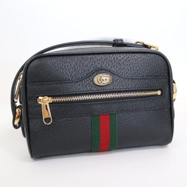 2000097256200023 2 GUCCI Ophidia shoulder bag Black Sherry