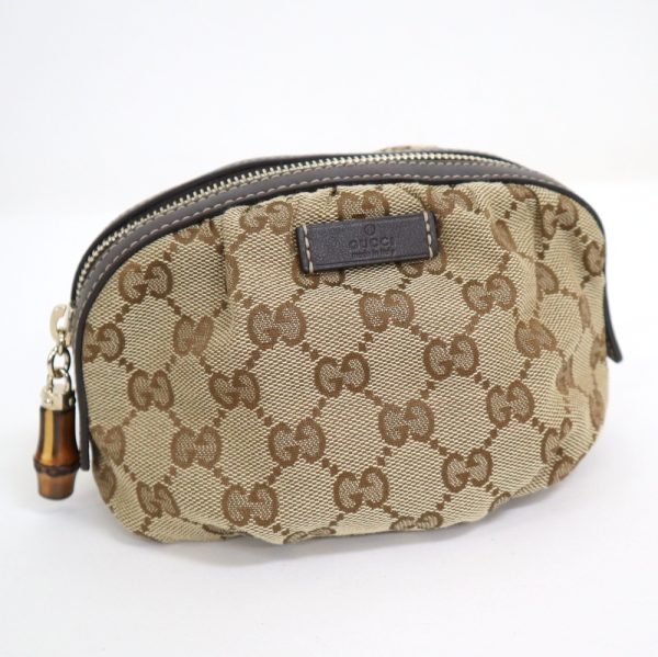 2000097256300092 1 GUCCI Pouch GG Brown