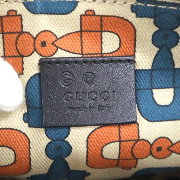 2000097256300093 8 GUCCI wristlet hand pouch Black canvas