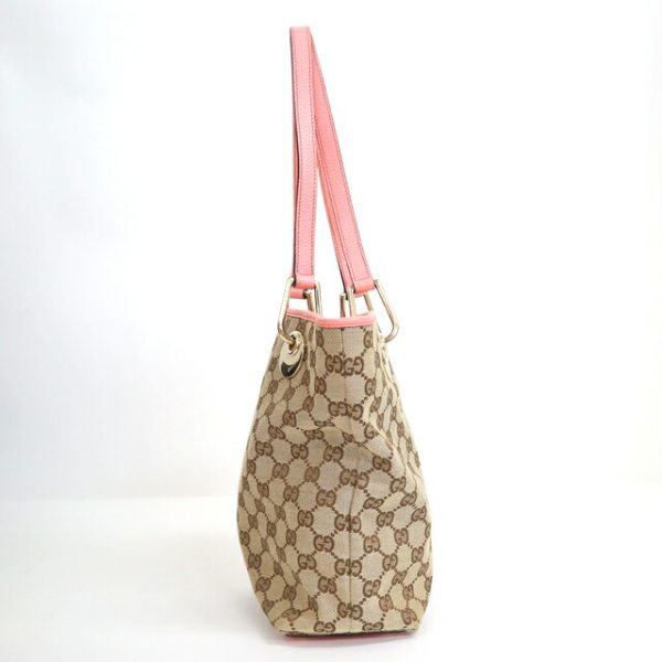 2000097256800040 3 GUCCI tote bag GG beige pink ik0147