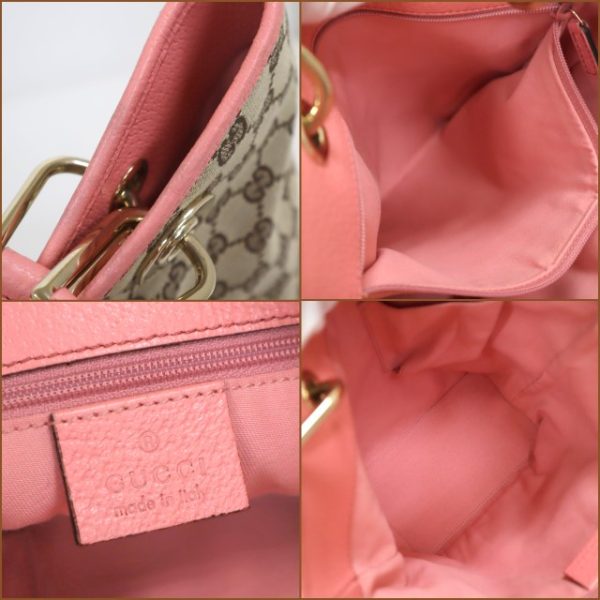 2000097256800040 9 GUCCI tote bag GG beige pink ik0147