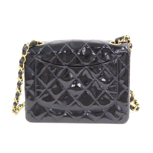 2000111256500021 2 CHANEL Chain Shoulder Bag Matelasse CocoMark Enamel Black