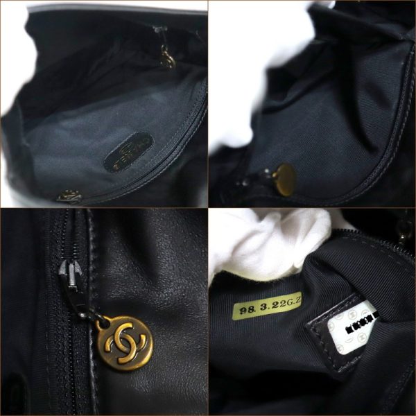 2000111256500168 7 CHANEL Shoulder Bag Black Lambskin