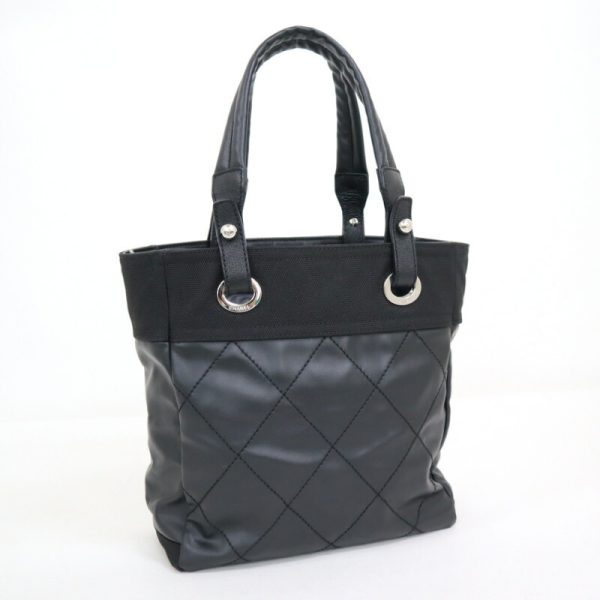 2000112255000195 2 CHANEL Paris Biarritz Tote PM Black