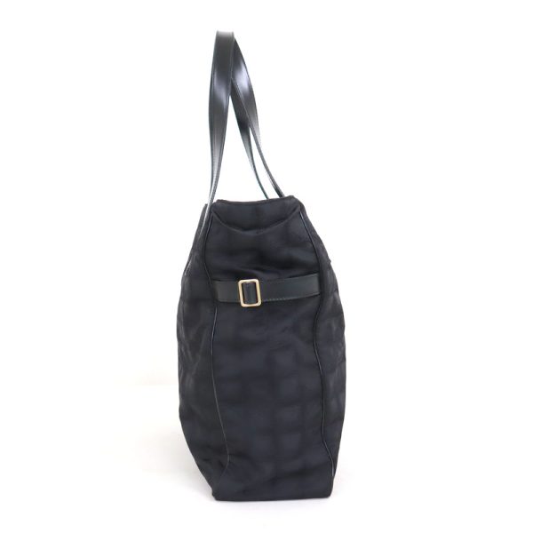 2000112255000196 3 CHANEL Line Tote GM Black Nylon