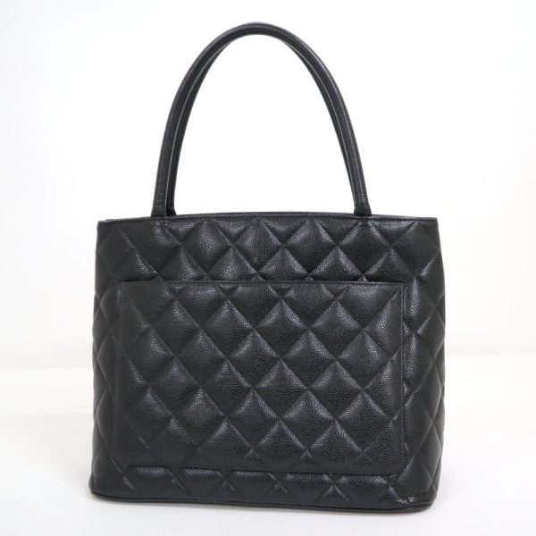 2000112256000019 2 CHANEL Tote Bag Caviar Skin Black