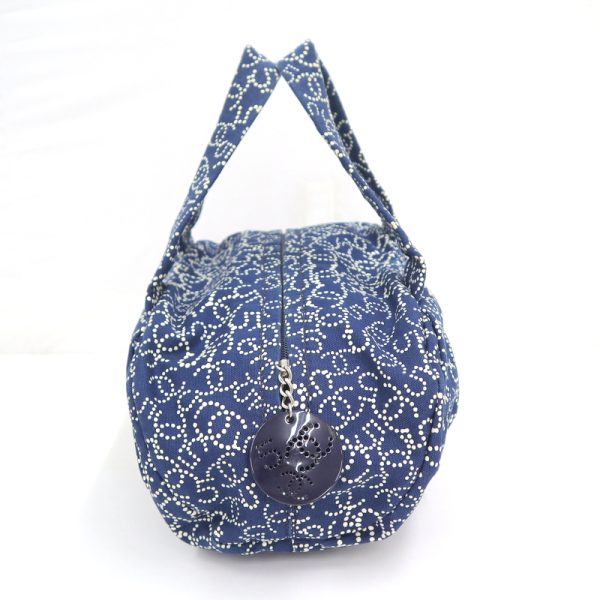 2000112256100030 4 CHANEL Arabesque Handbag Blue