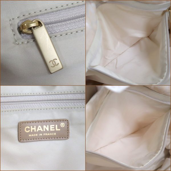 2000112256300041 9 CHANEL Line Tote MM Beige