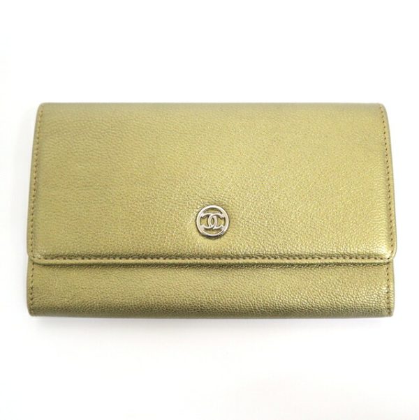 2000114256500072 1 Chanel Medium BifLong Wallet Coco Mark Bronze