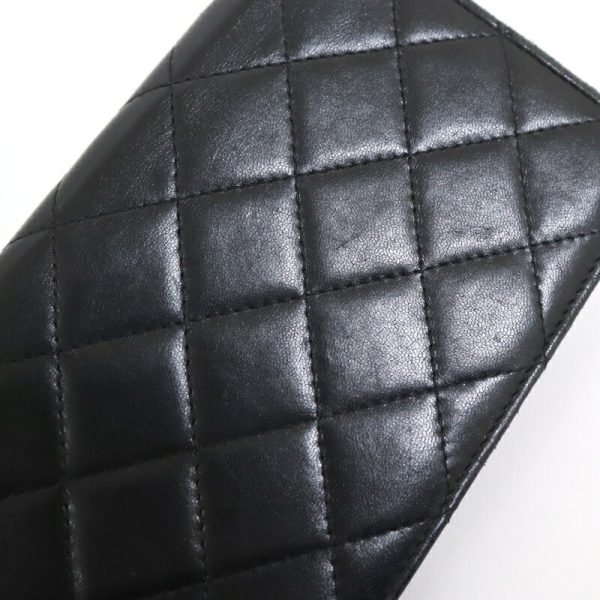 2000121255000425 4 Chanel Timeless Notebook Matelasse Lambskin Black