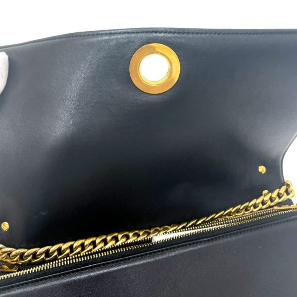 2000123256100019 5 Celine chain shoulder bag black leather