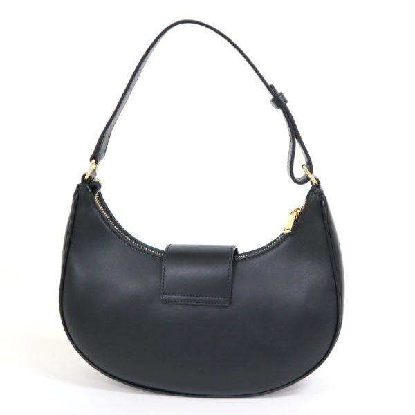 2000124255900031 2 Celine Medium AVA Triomphe Bag Handbag Calfskin Black